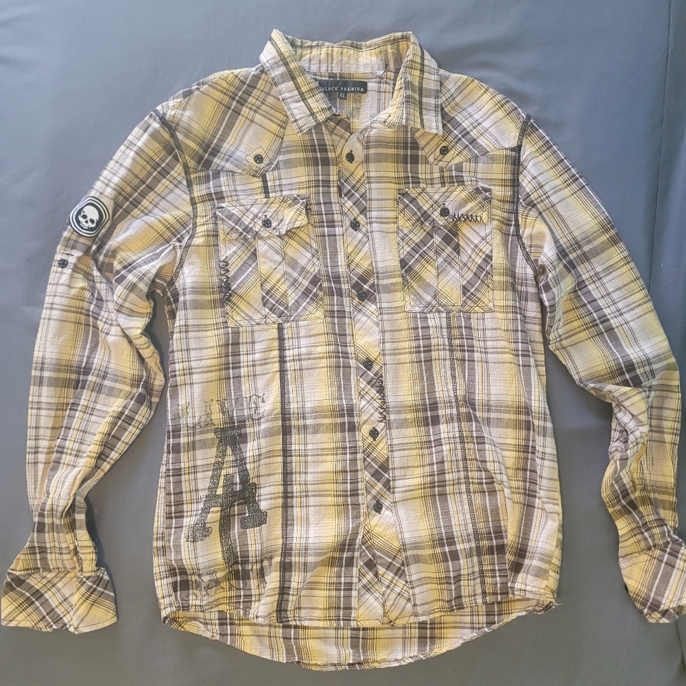 Affliction Button Down